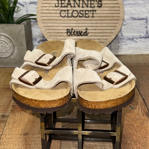 Birkenstock Arizona Suede Leather - New with Tags - Picture 6 of 6